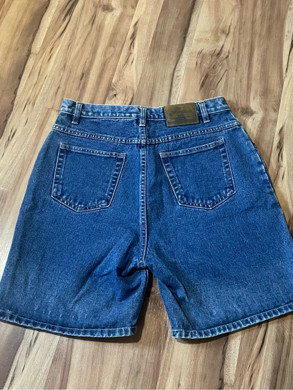 VTG 90s St. John's Bay Denim Shorts Women's Size High Waisted Jorts Mom